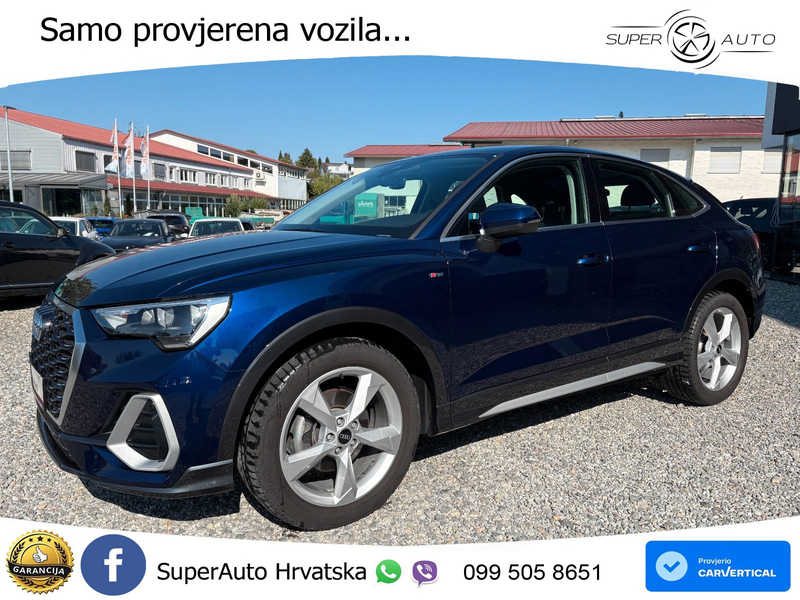 Audi Q3 Sportback 35 TDI (150 KS) quattro S tronic S line LED+GR SJED+ACC