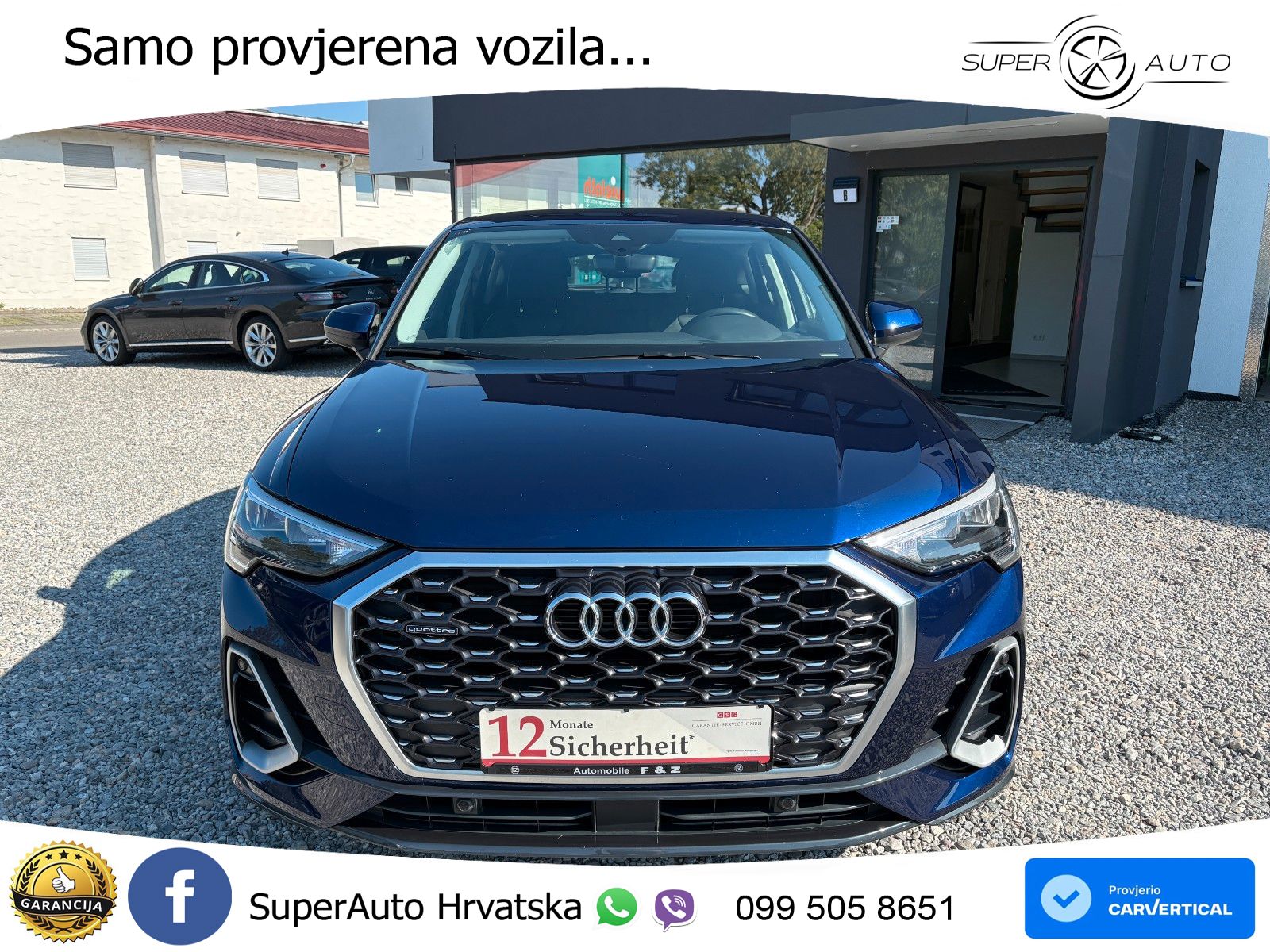 Audi Q3 Sportback 35 TDI (150 KS) quattro S tronic S line LED+GR SJED+ACC