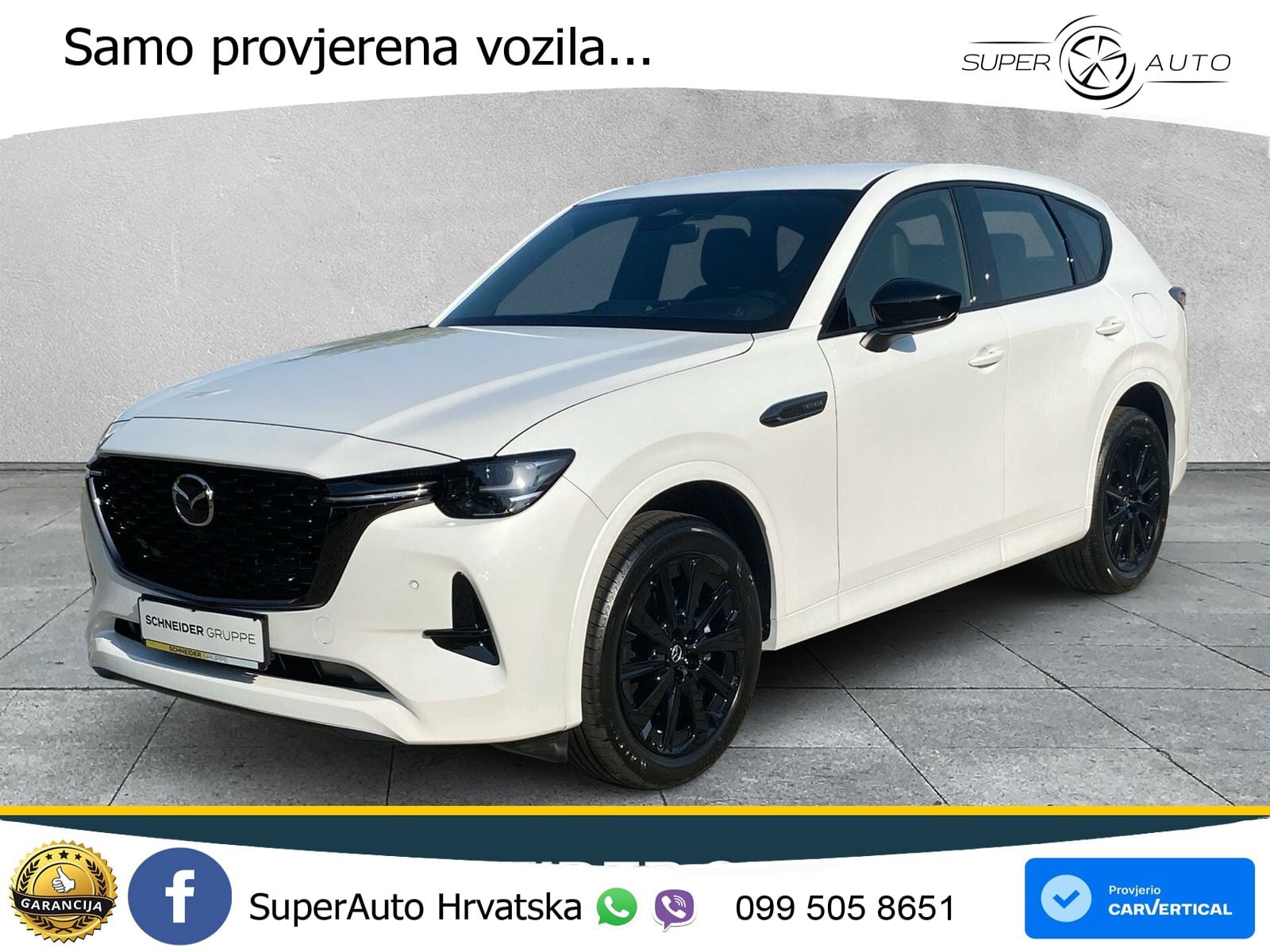 Mazda CX-60 3.3 e-Skyactiv D (200 KS) Automatic MATRIX+GR SJED+KAM