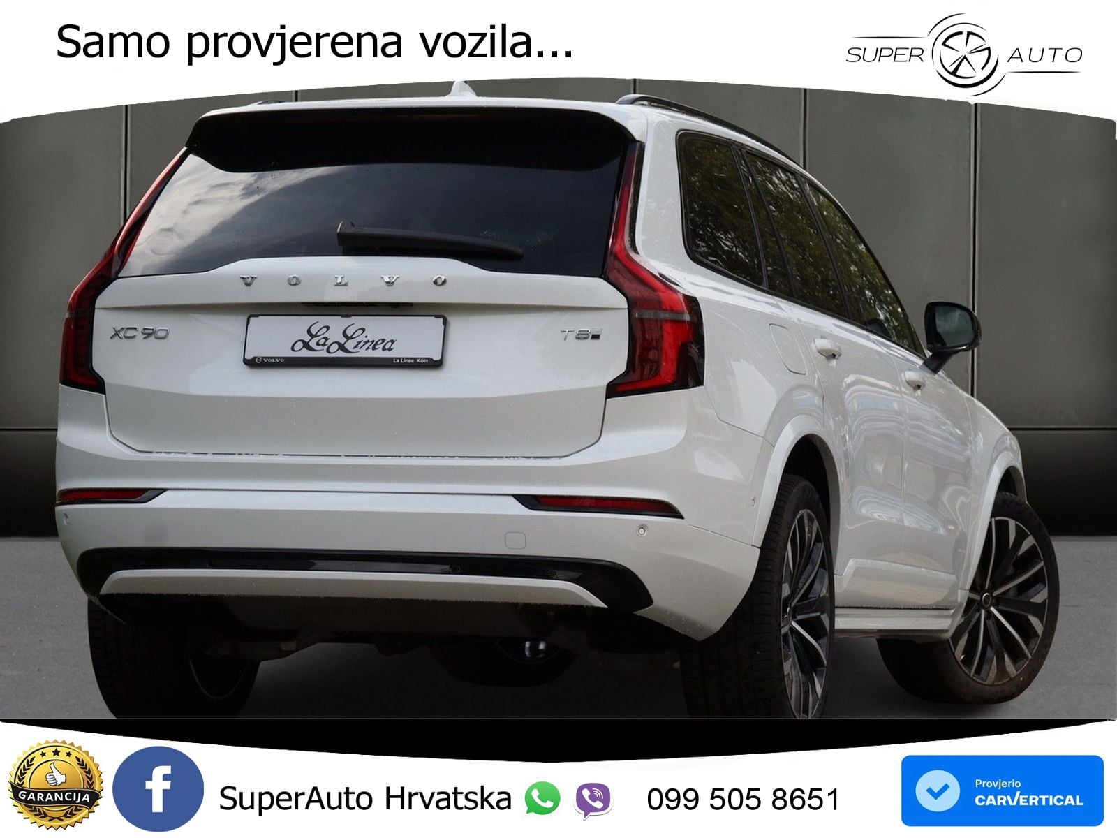 Volvo XC90 2.0 T8 AWD Automatic ZRAČNI+ACC+GR SJED+KAM+PANO