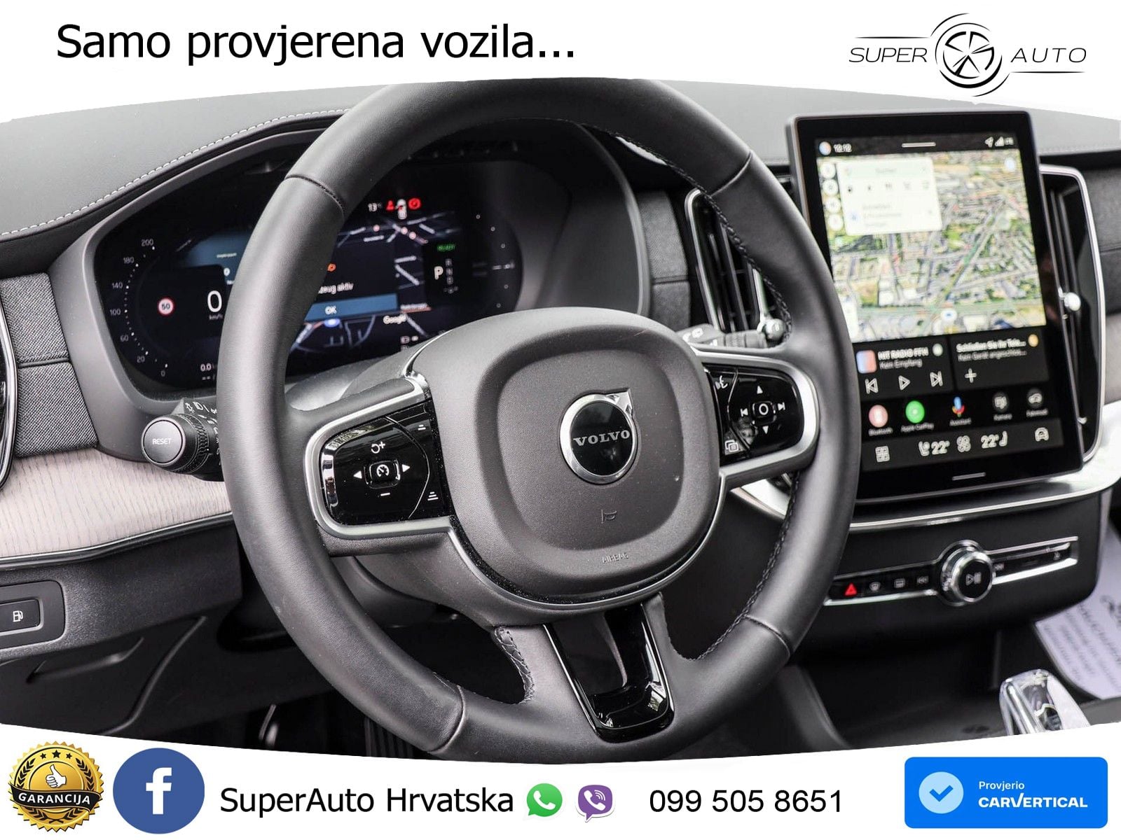 Volvo XC90 2.0 T8 AWD Automatic ZRAČNI+ACC+GR SJED+KAM+PANO