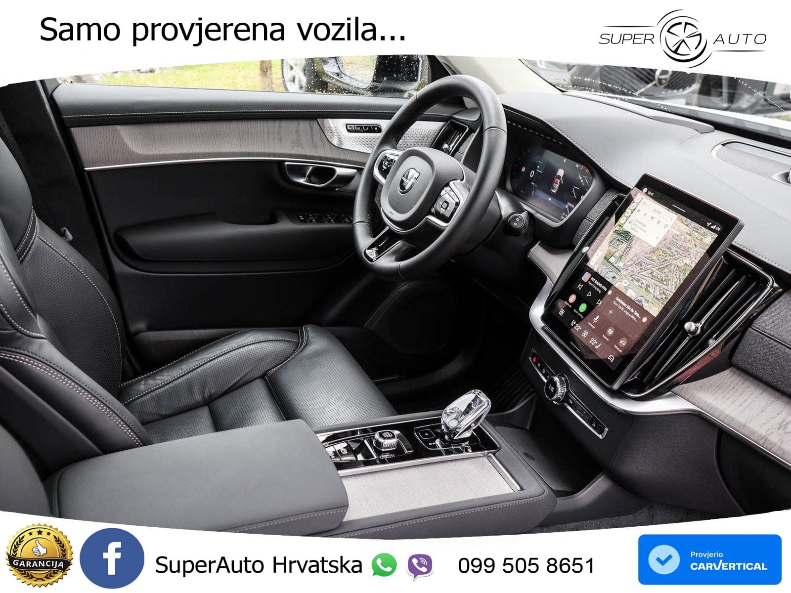 Volvo XC90 2.0 T8 AWD Automatic ZRAČNI+ACC+GR SJED+KAM+PANO
