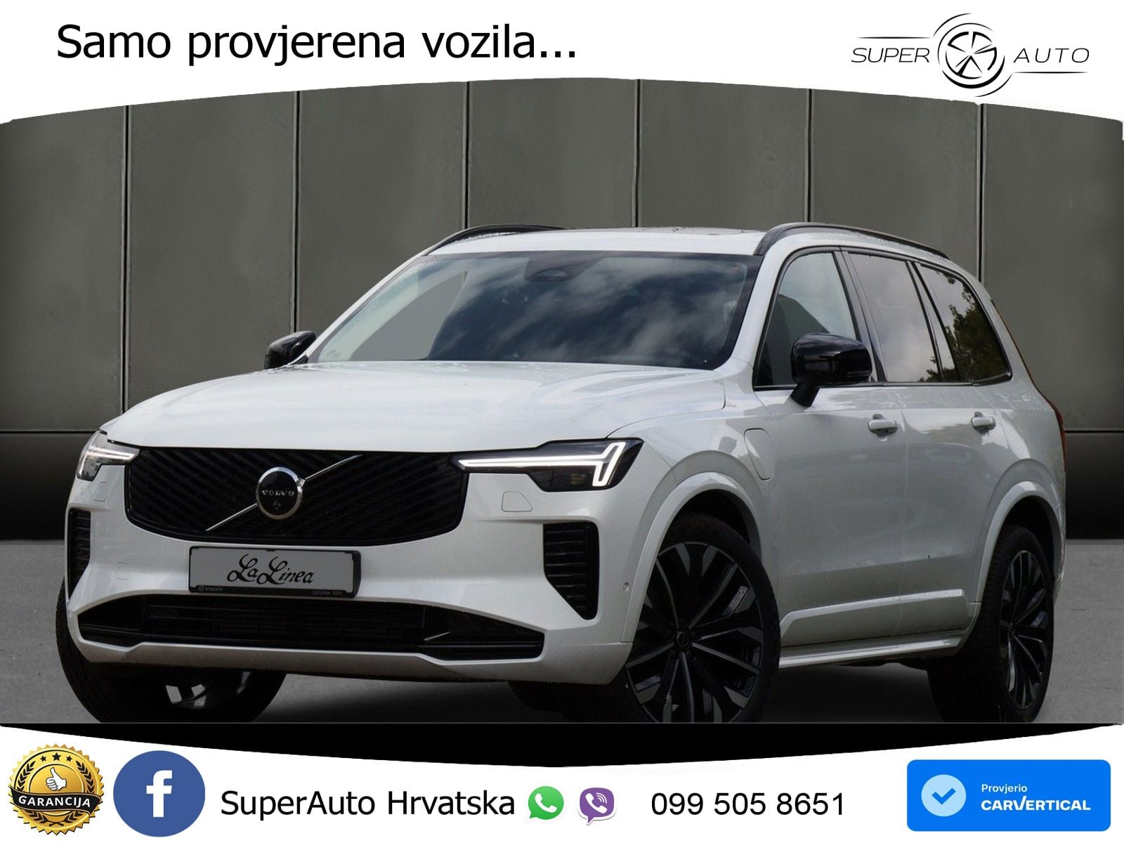 Volvo XC90 2.0 T8 AWD Automatic ZRAČNI+ACC+GR SJED+KAM+PANO