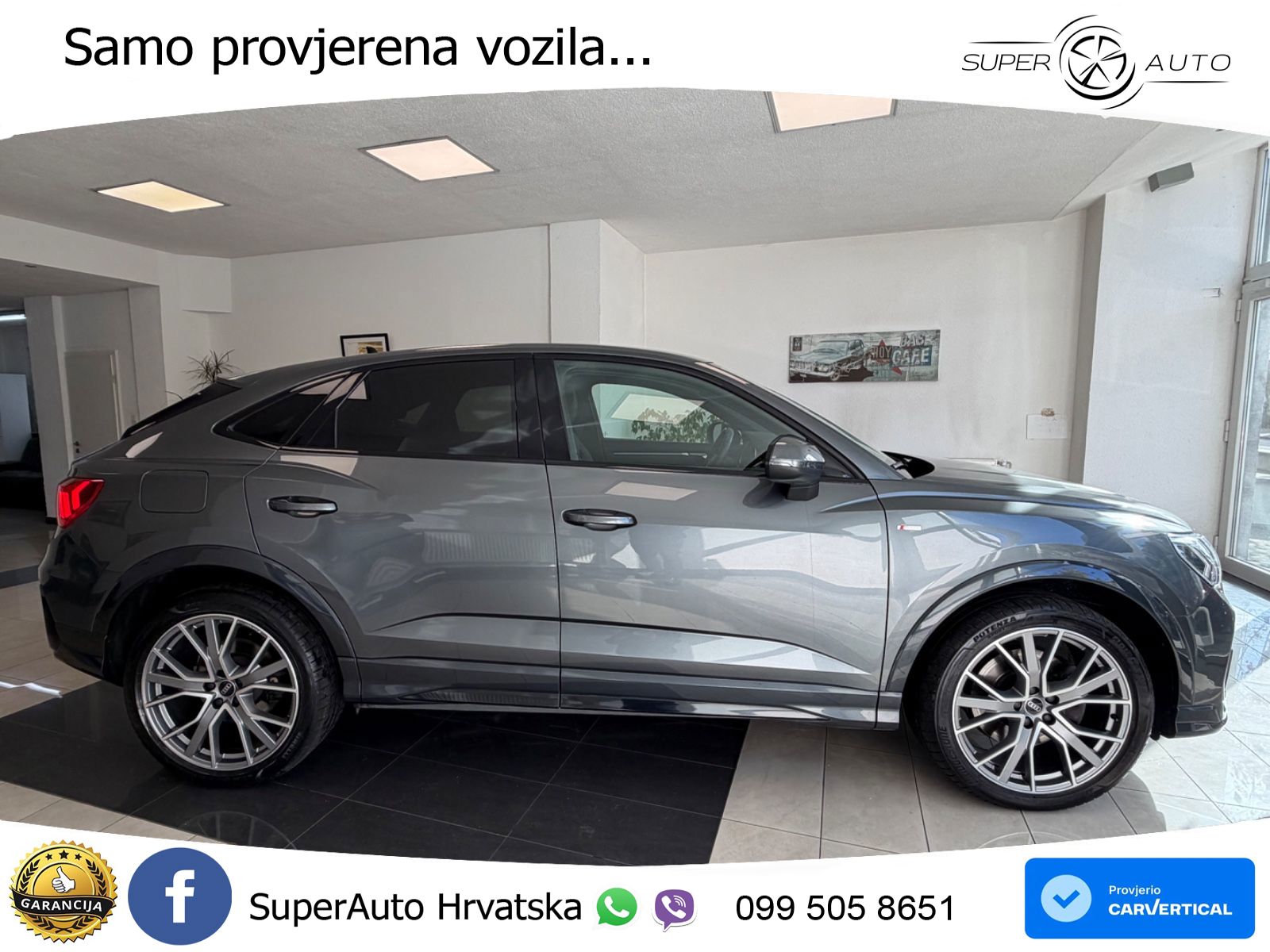 Audi Q3 Sportback 40 TDI (200 KS) quattro S tronic S line LED+GR SJED+ACC