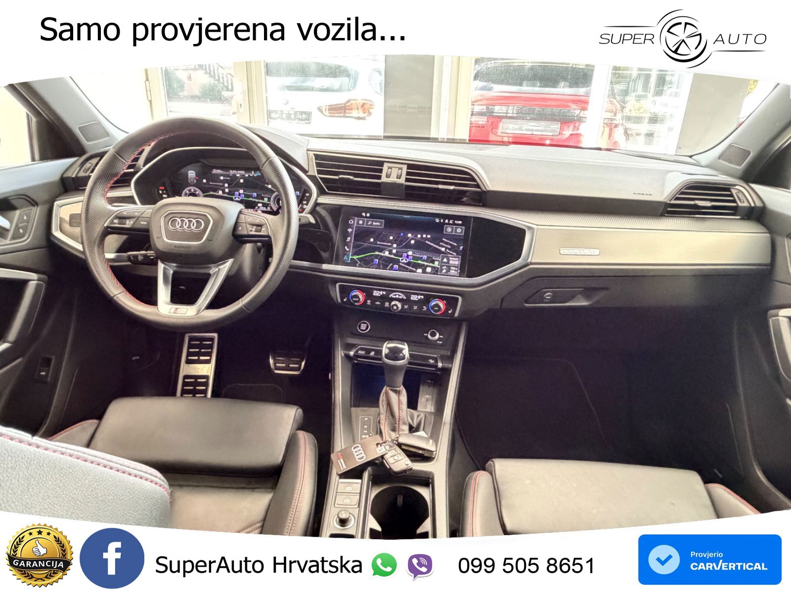 Audi Q3 Sportback 40 TDI (200 KS) quattro S tronic S line LED+GR SJED+ACC