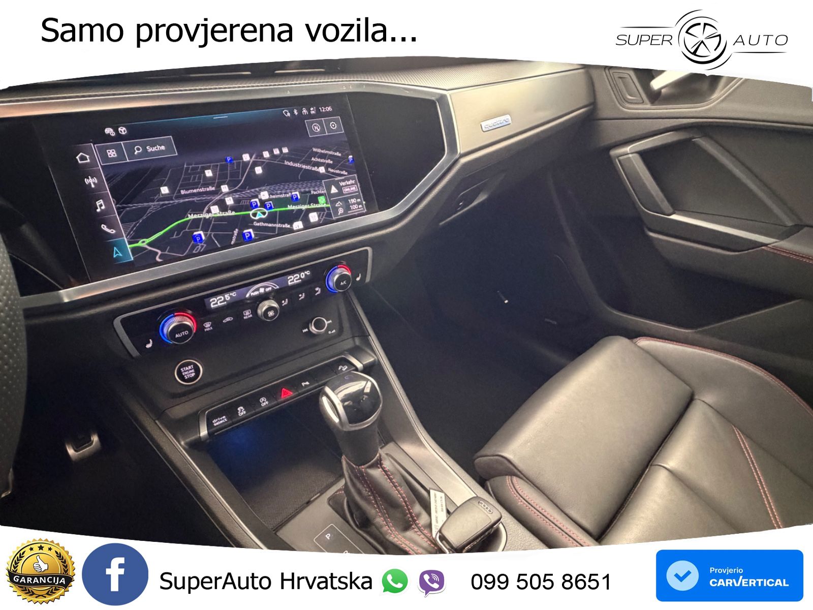 Audi Q3 Sportback 40 TDI (200 KS) quattro S tronic S line LED+GR SJED+ACC