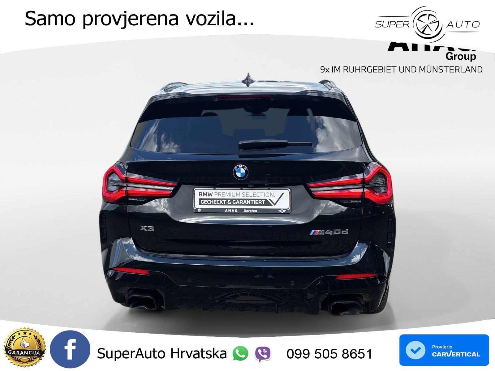 BMW X3 M40d xDrive Steptronic LED+GR SJED+ACC