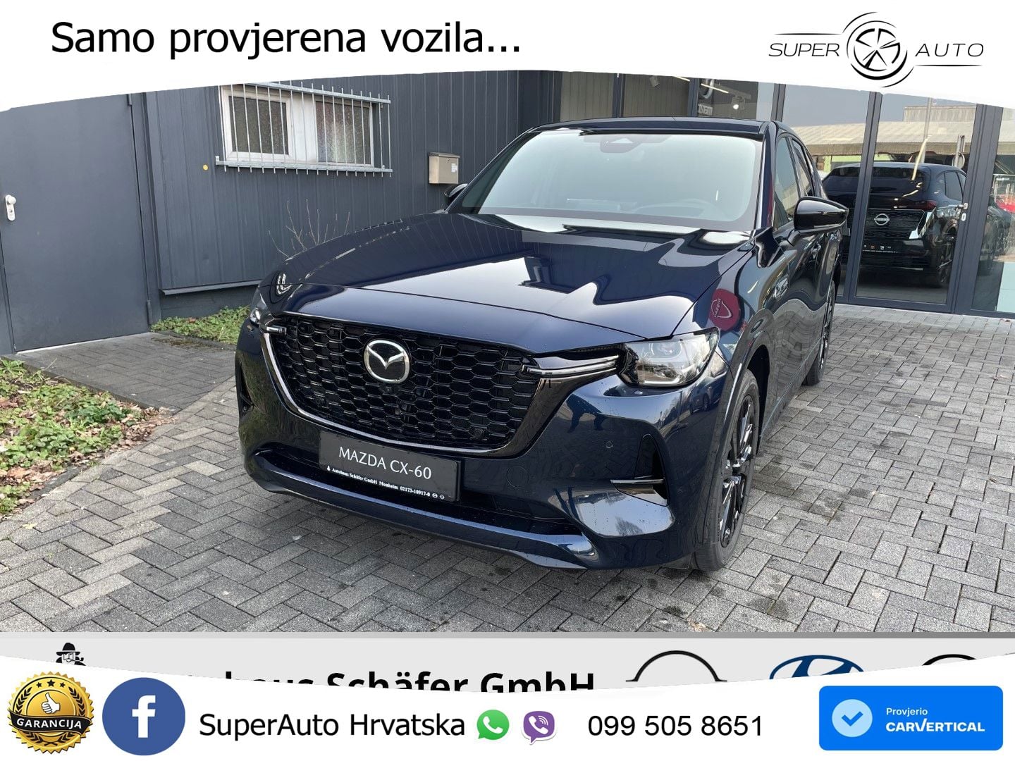 Mazda CX-60 3.3 e-Skyactiv D (254 KS) AWD Automatic LED+GR SJED+ACC