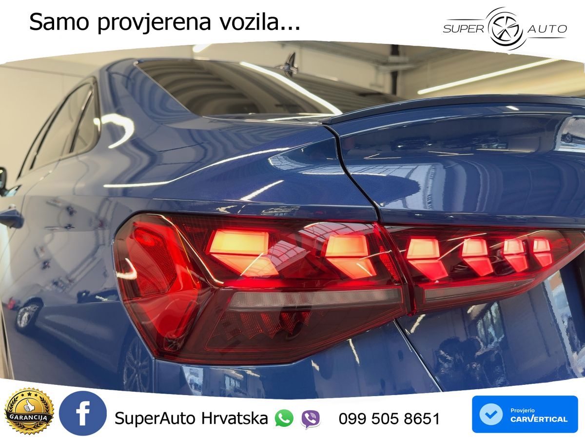 Audi S3 Limuzina 2.0 TFSI (333 KS) quattro S tronic MATRIX+GR SJED+KAM
