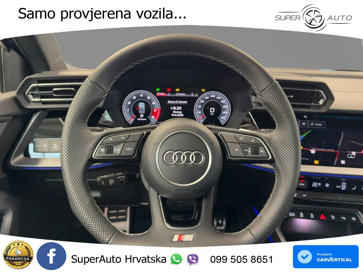 Audi S3 Limuzina 2.0 TFSI (333 KS) quattro S tronic MATRIX+GR SJED+KAM