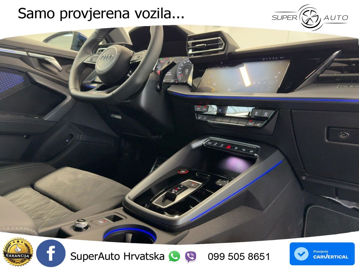 Audi S3 Limuzina 2.0 TFSI (333 KS) quattro S tronic MATRIX+GR SJED+KAM