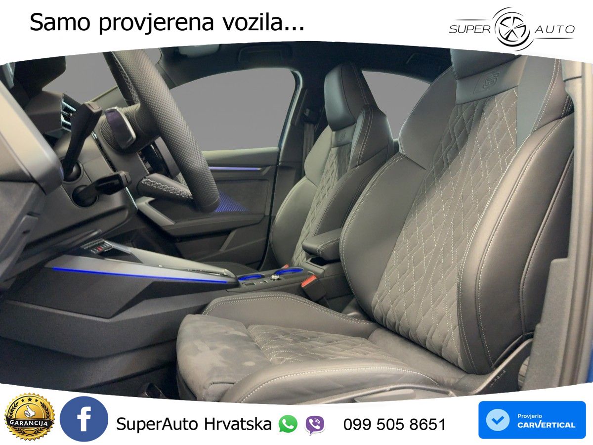 Audi S3 Limuzina 2.0 TFSI (333 KS) quattro S tronic MATRIX+GR SJED+KAM