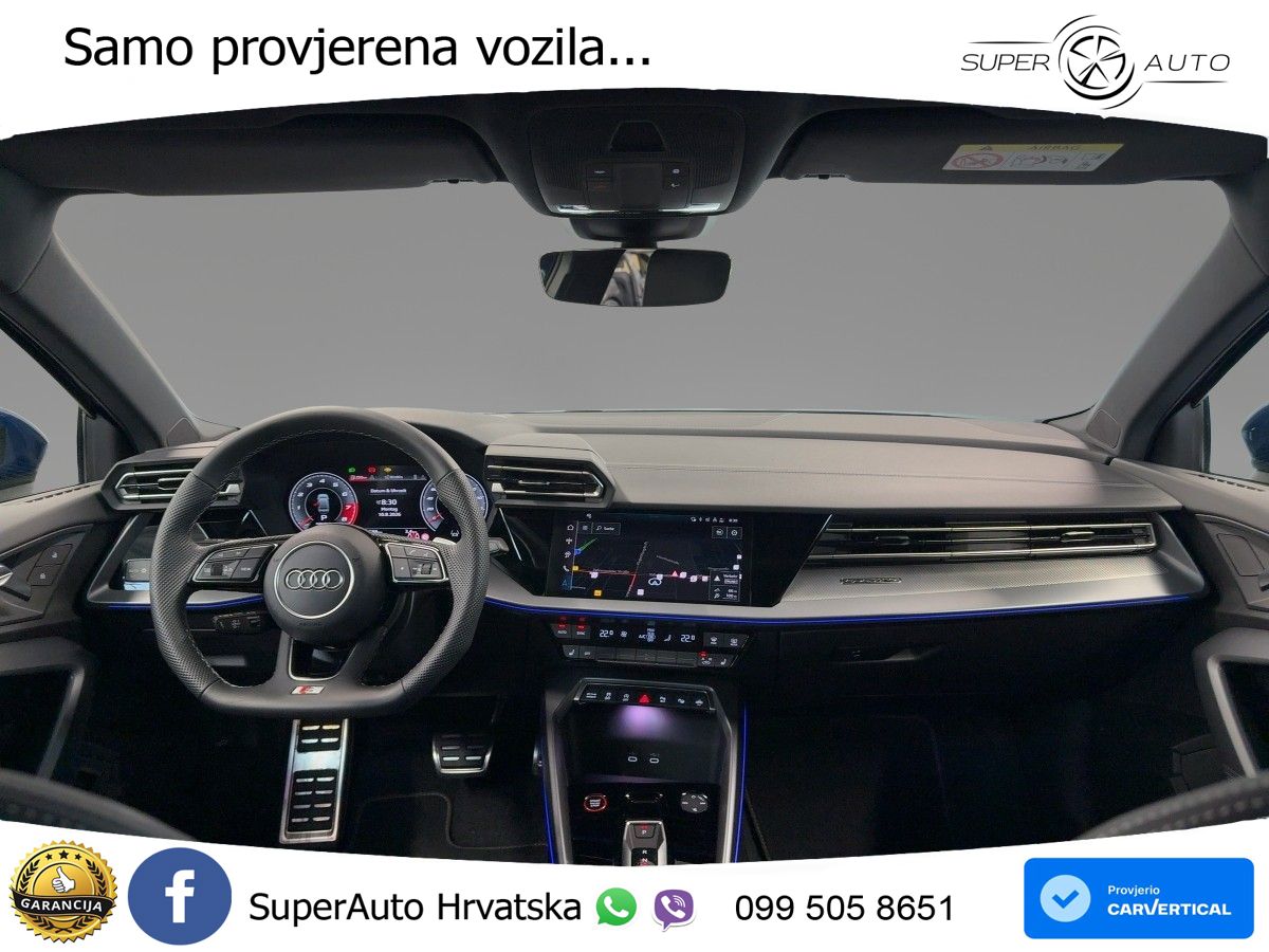 Audi S3 Limuzina 2.0 TFSI (333 KS) quattro S tronic MATRIX+GR SJED+KAM