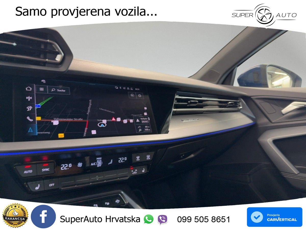 Audi S3 Limuzina 2.0 TFSI (333 KS) quattro S tronic MATRIX+GR SJED+KAM