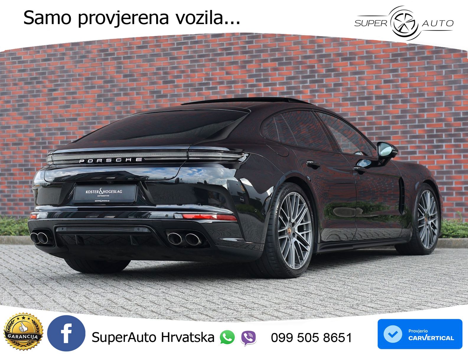 Porsche Panamera 4 2.9 V6 (470 KS) E-Hybrid PDK ACC+HEAD+4xGR SJED+360+PANO