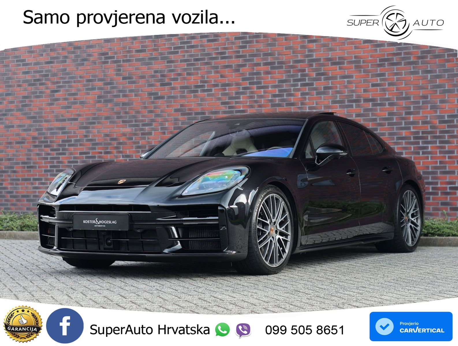 Porsche Panamera 4 2.9 V6 (470 KS) E-Hybrid PDK ACC+HEAD+4xGR SJED+360+PANO