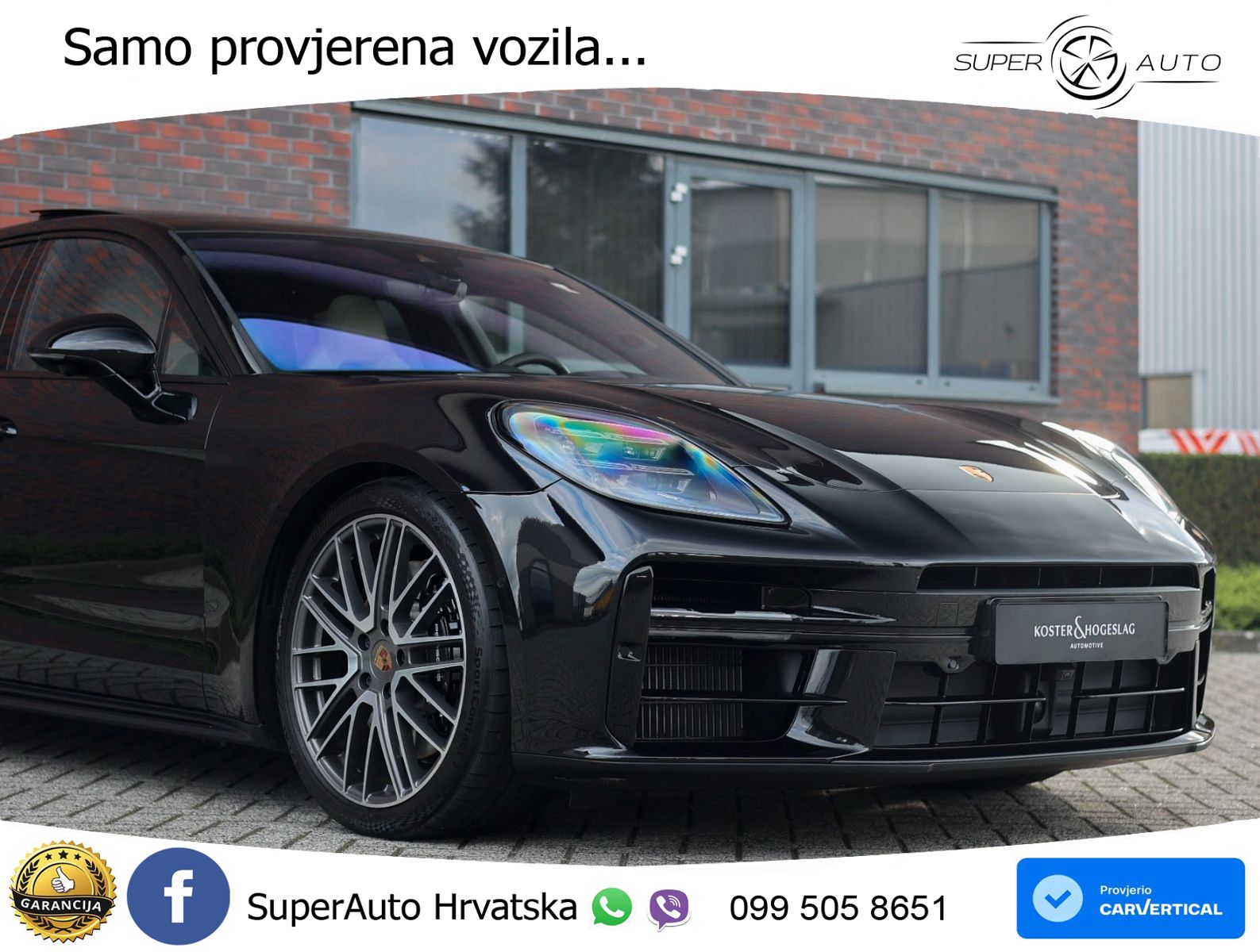 Porsche Panamera 4 2.9 V6 (470 KS) E-Hybrid PDK ACC+HEAD+4xGR SJED+360+PANO