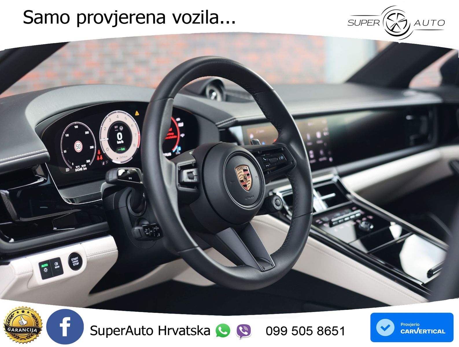 Porsche Panamera 4 2.9 V6 (470 KS) E-Hybrid PDK ACC+HEAD+4xGR SJED+360+PANO