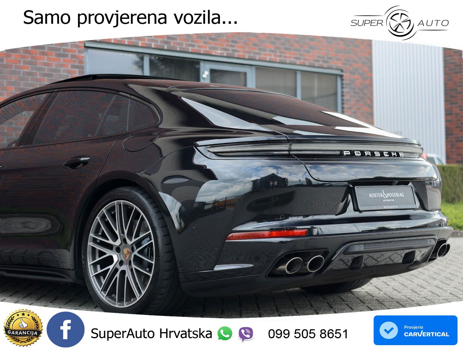 Porsche Panamera 4 2.9 V6 (470 KS) E-Hybrid PDK ACC+HEAD+4xGR SJED+360+PANO