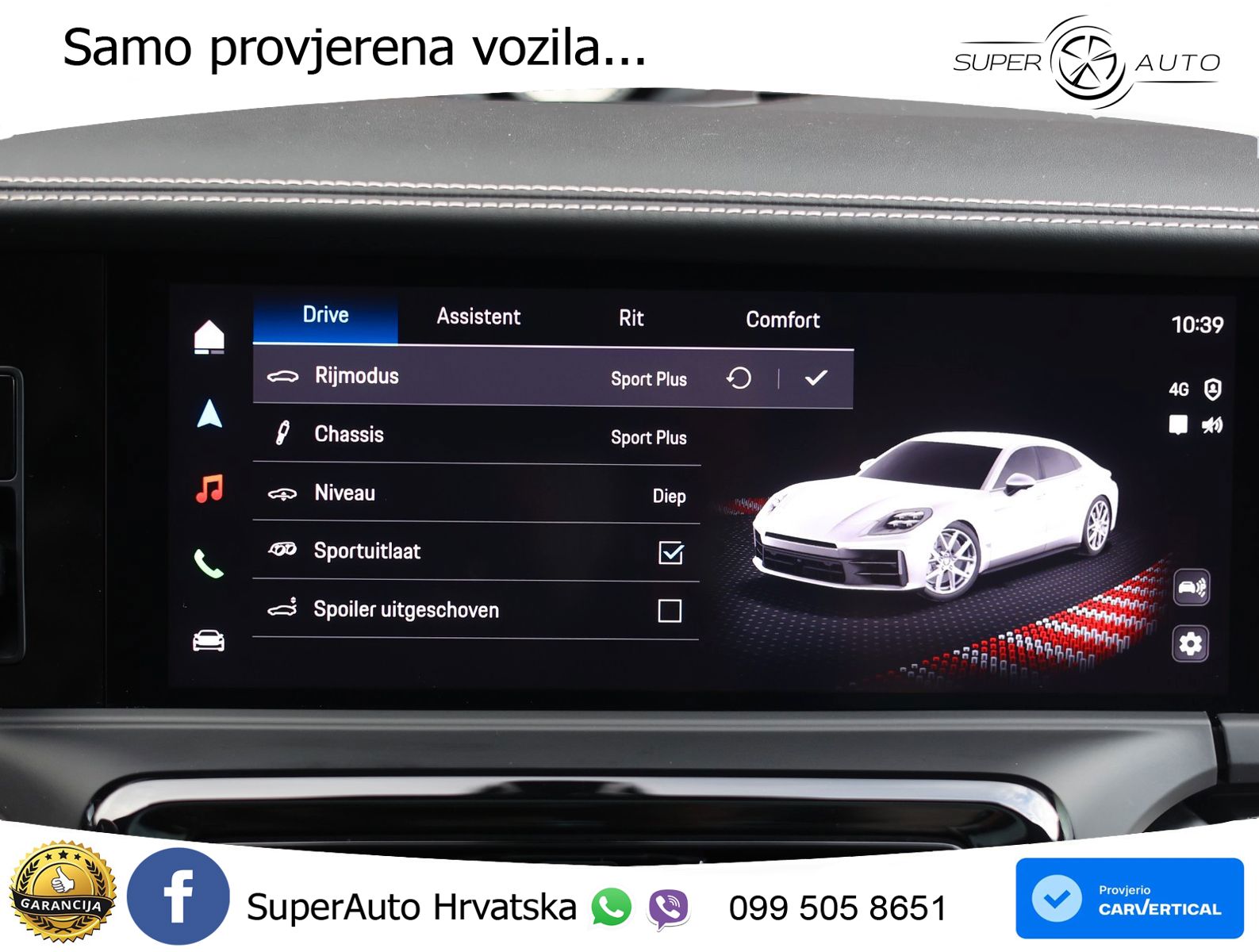 Porsche Panamera 4 2.9 V6 (470 KS) E-Hybrid PDK ACC+HEAD+4xGR SJED+360+PANO