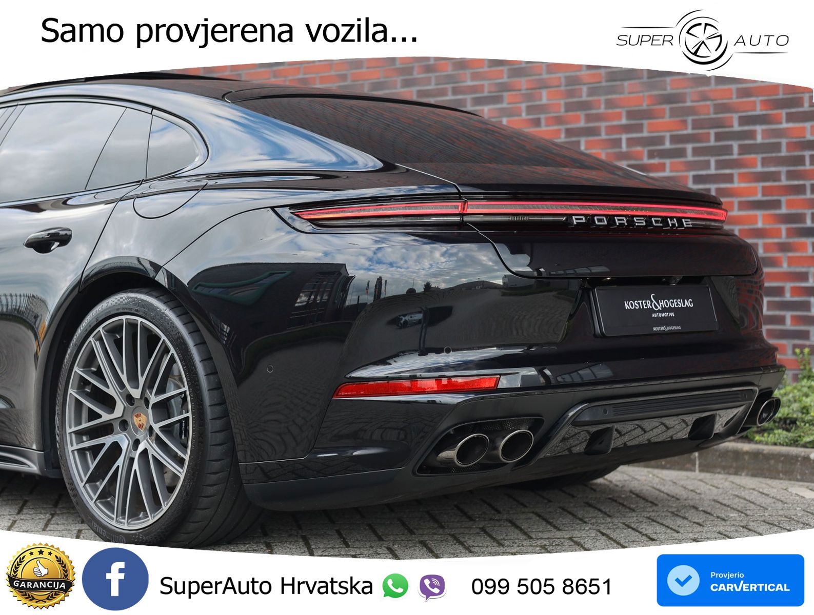 Porsche Panamera 4 2.9 V6 (470 KS) E-Hybrid PDK ACC+HEAD+4xGR SJED+360+PANO