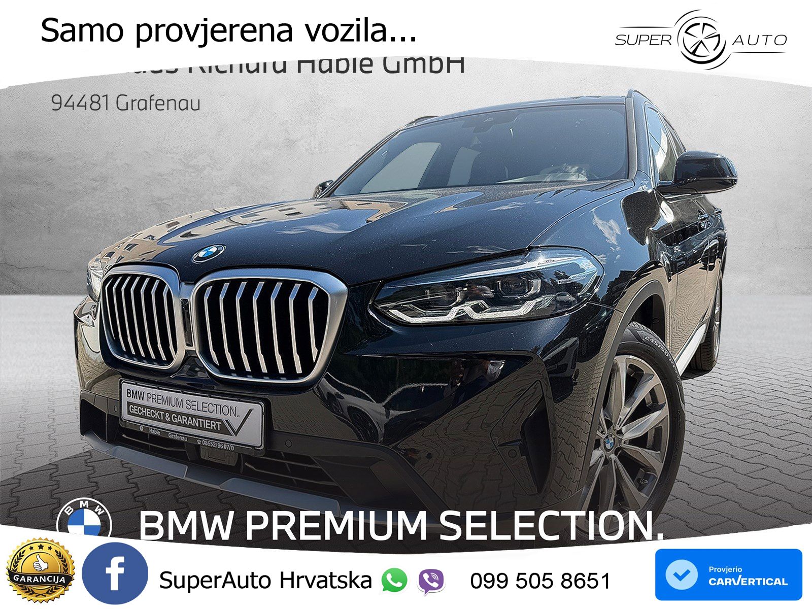 BMW X3 20d xDrive Steptronic LED+GR SJED+ACC