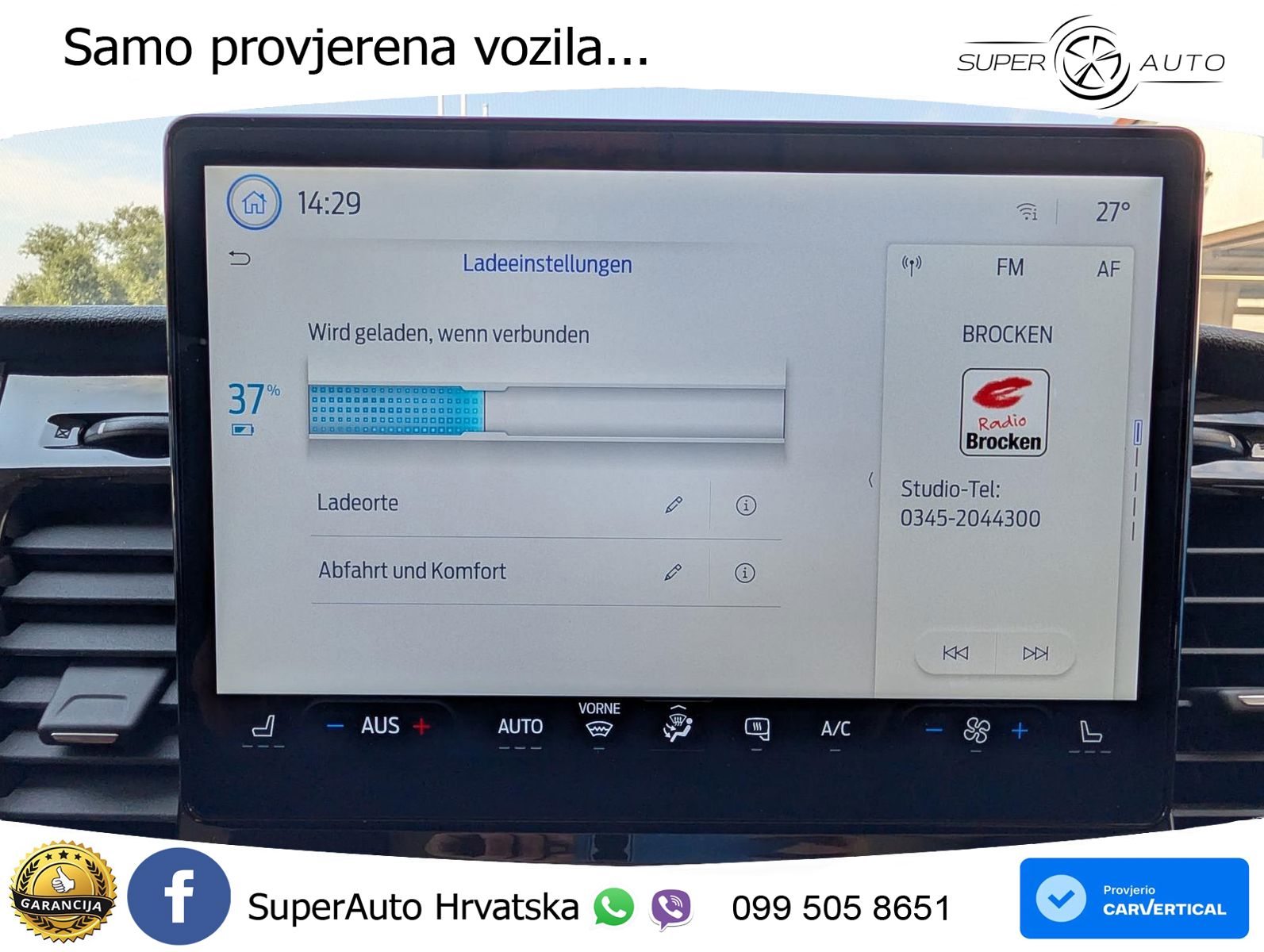 Ford E-Transit Kasten 350 L3H2 77/68kwh ACC+Kam+SHZ 184 KS