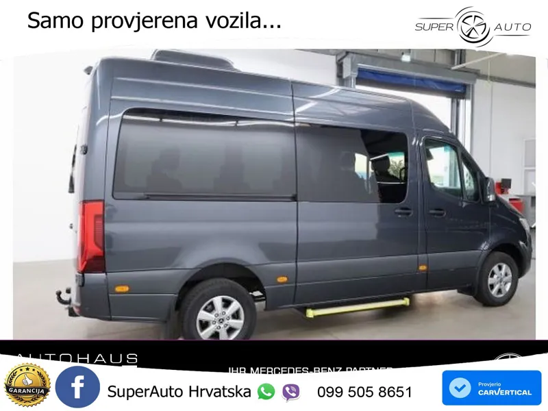 Mercedes-Benz Sprinter 319 CDI Tourer Dachklima 9-Sitzer, 360° 190 KS