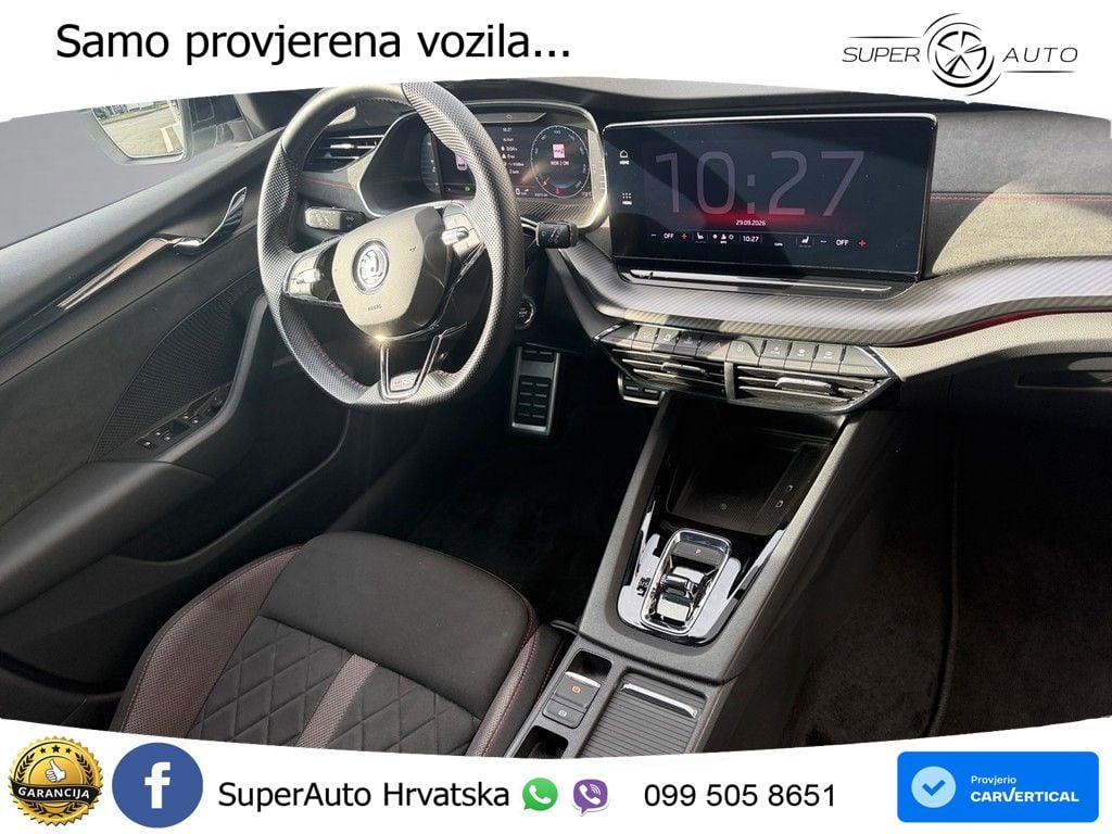 Škoda Octavia Combi RS 2.0 TDI (200 KS) DSG MATRIX+GR SJED+KAM