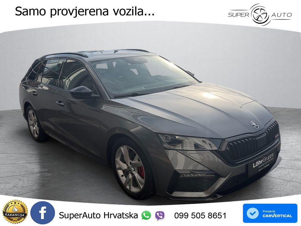 Škoda Octavia Combi RS 2.0 TDI (200 KS) DSG MATRIX+GR SJED+KAM