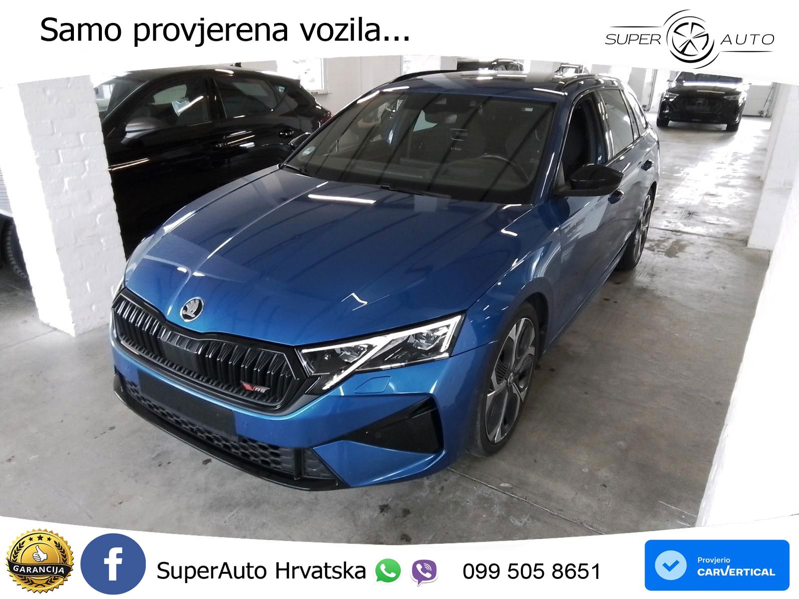 Škoda Octavia Combi RS 2.0 TSI (265 KS) DSG MATRIX+GR SJED+KAM