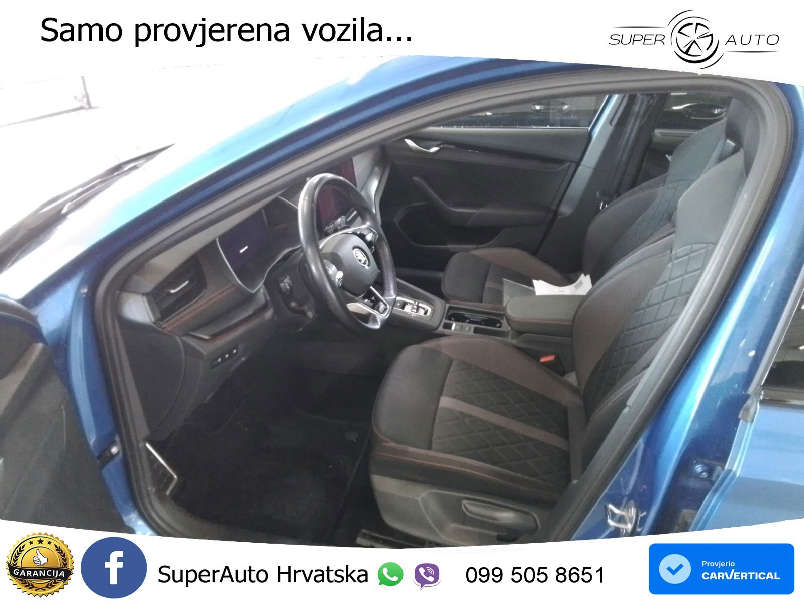 Škoda Octavia Combi RS 2.0 TSI (265 KS) DSG MATRIX+GR SJED+KAM