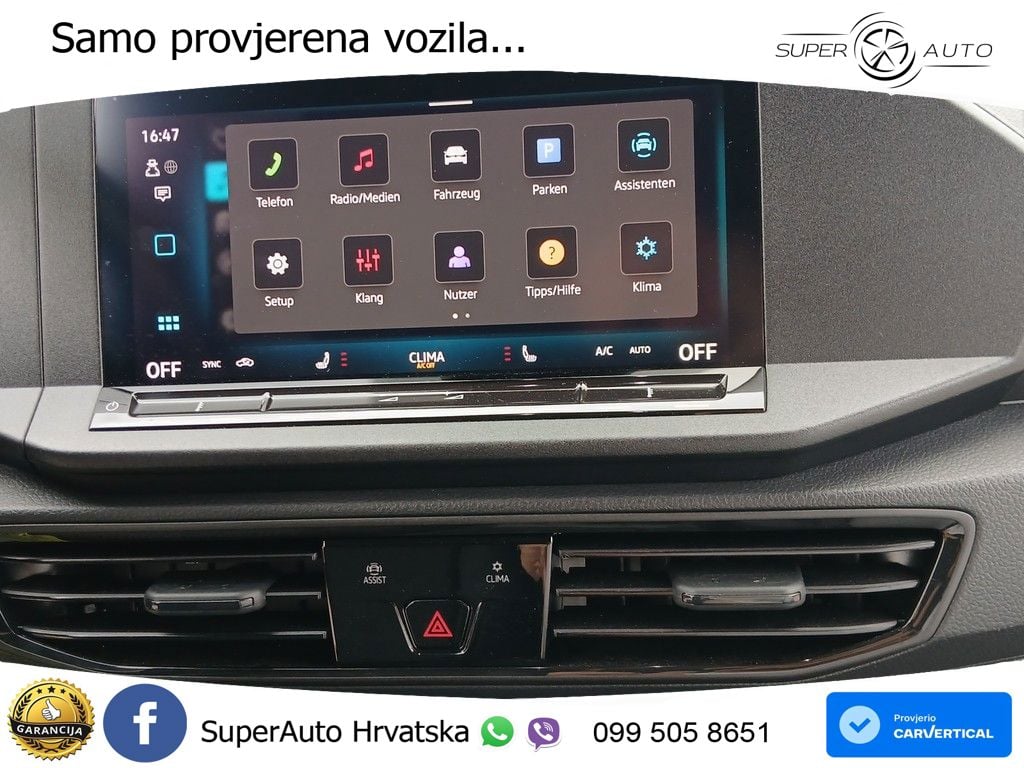 Volkswagen Caddy Cargo 1,5 TSI DSG PDC HI./KLIMA/SHZ 116 KS