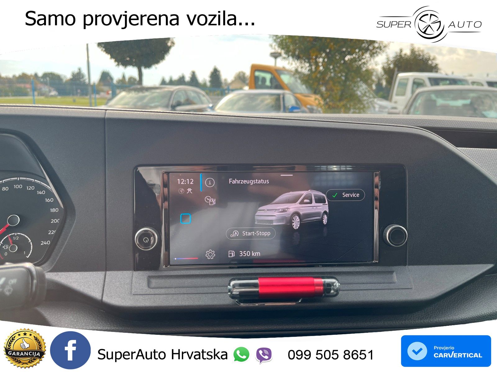 Volkswagen Caddy Cargo 1-Hd. Aut.|Standhzg.|APP-C. 114 KS