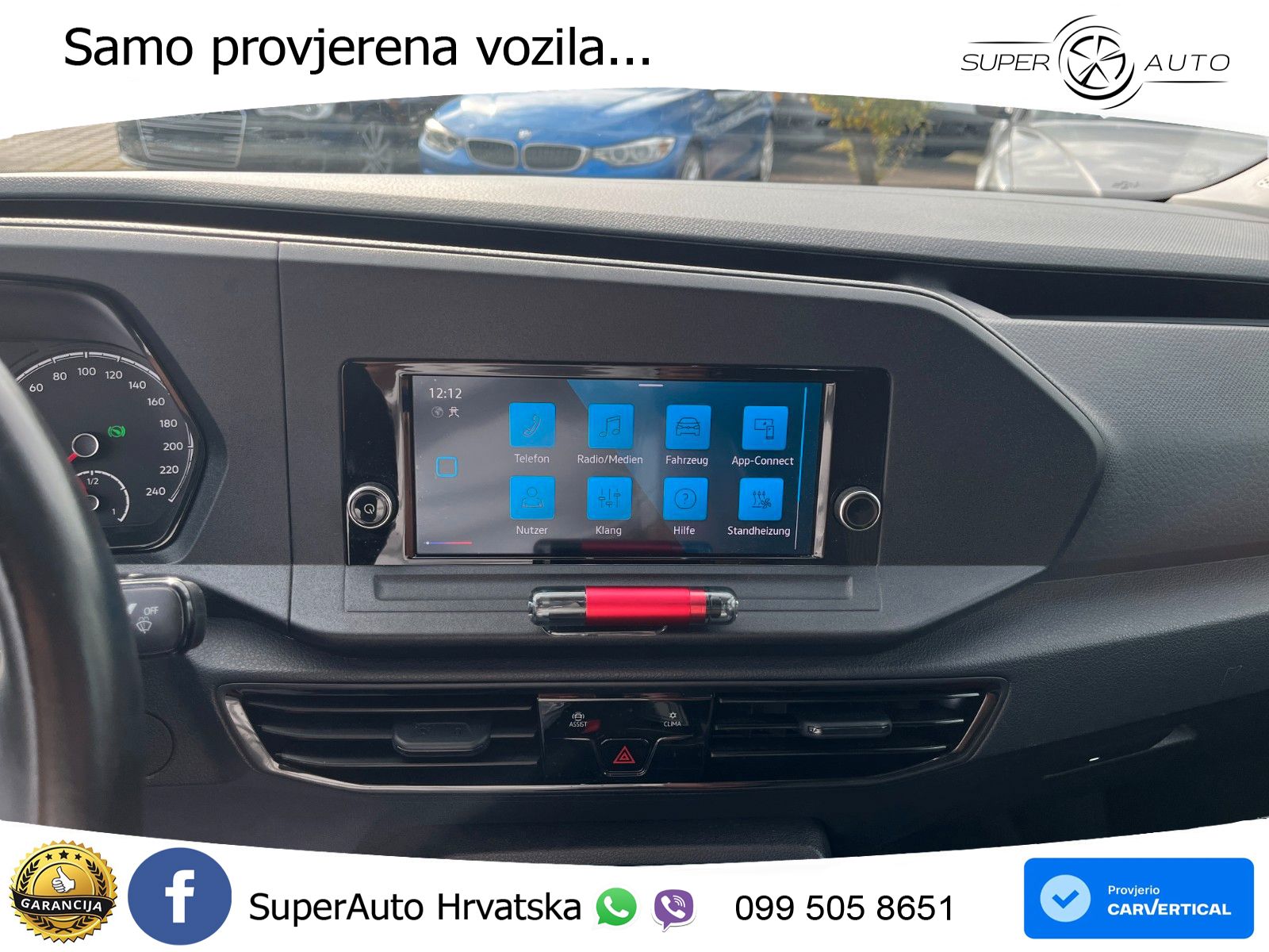 Volkswagen Caddy Cargo 1-Hd. Aut.|Standhzg.|APP-C. 114 KS
