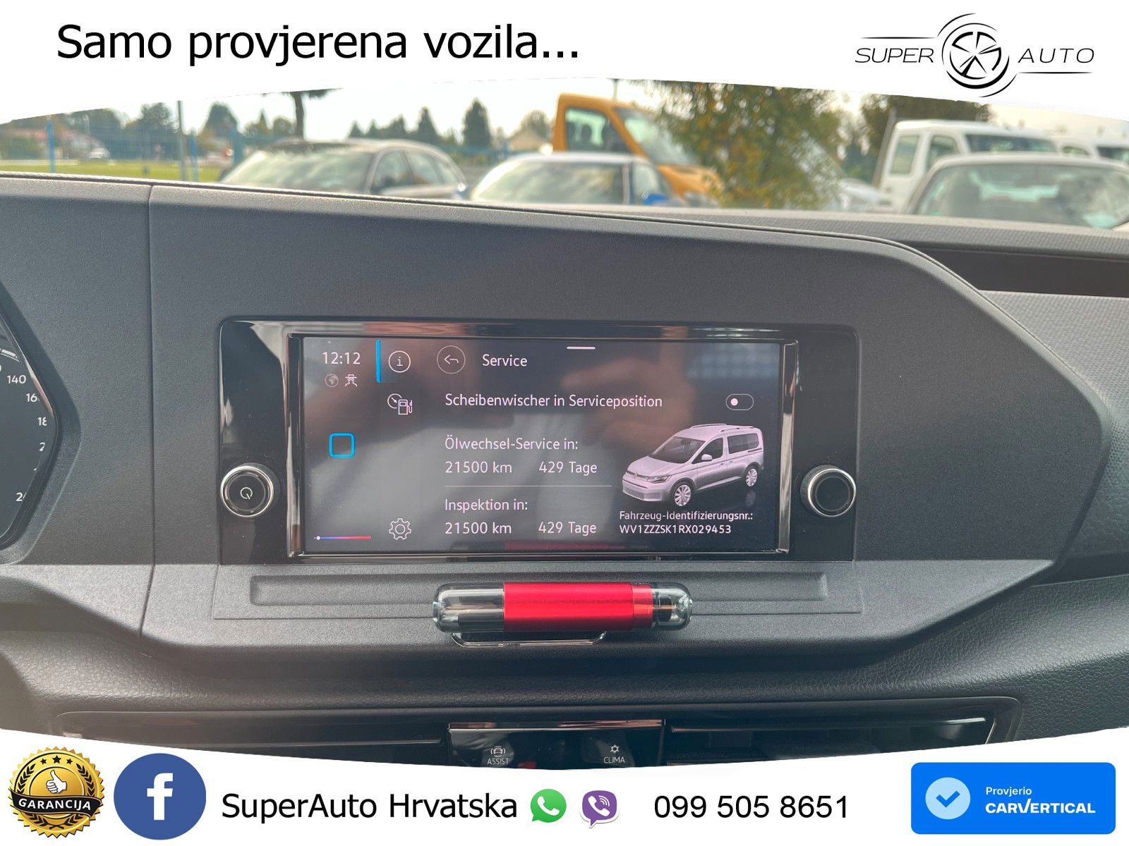 Volkswagen Caddy Cargo 1-Hd. Aut.|Standhzg.|APP-C. 114 KS