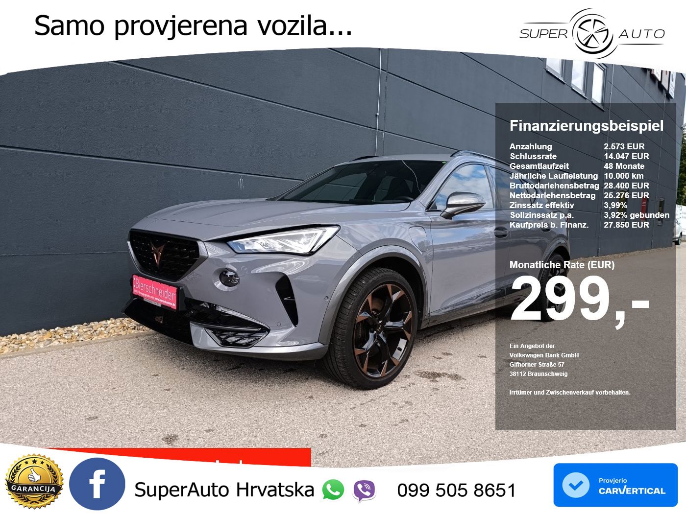 Cupra Formentor 1.4 TSI (245 KS) e-Hybrid DSG VZ LED+GR SJED+ACC