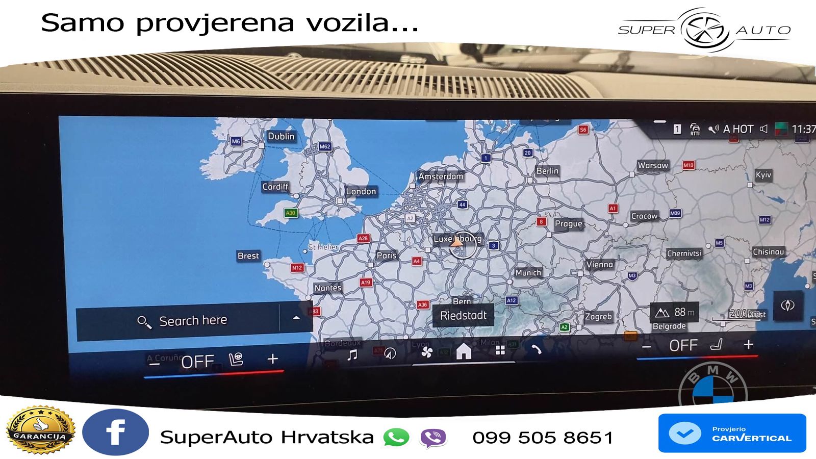 BMW 520d (197 KS) Steptronic M Sport LED+GR SJED+ACC