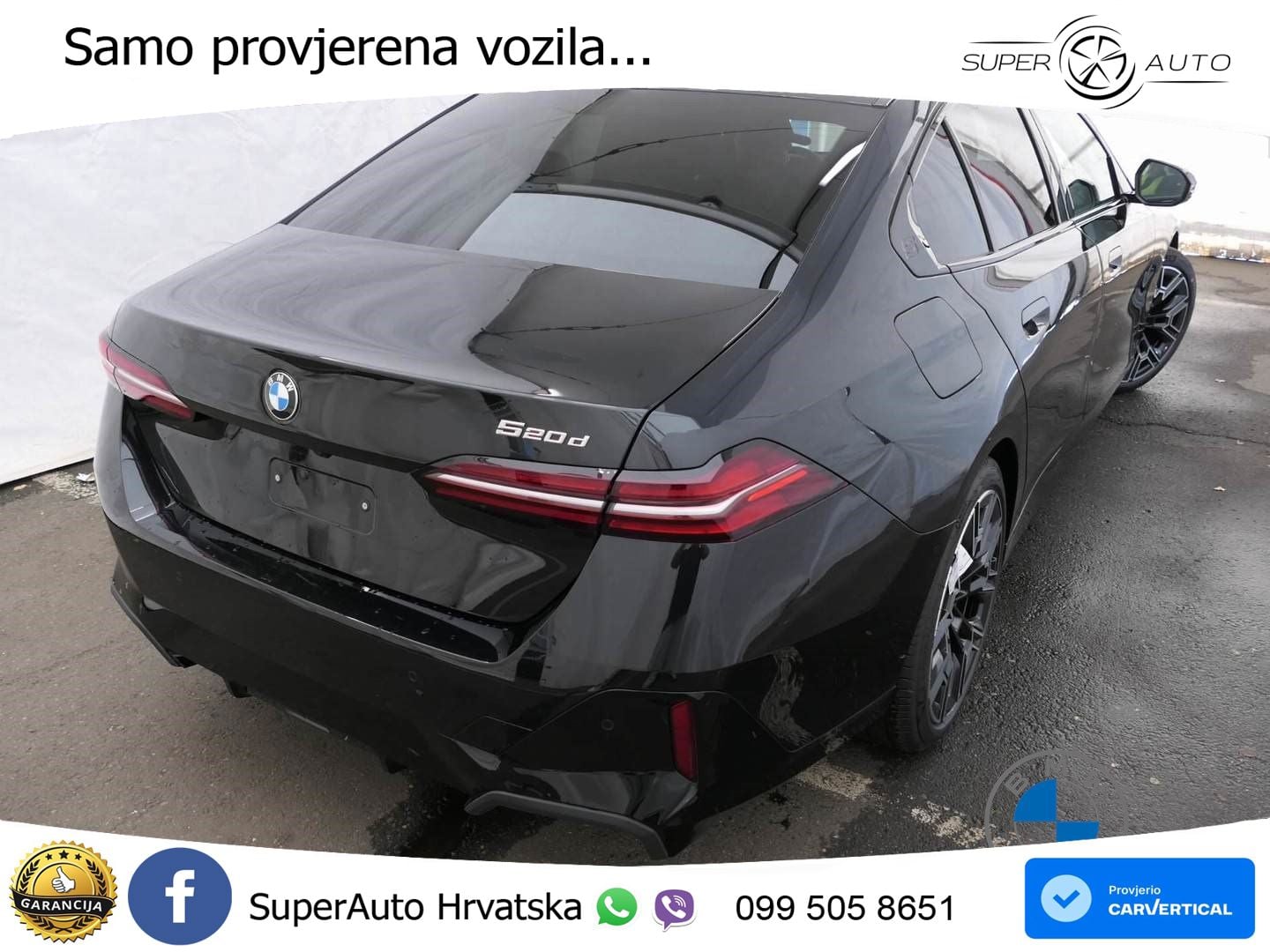 BMW 520d (197 KS) Steptronic M Sport LED+GR SJED+ACC