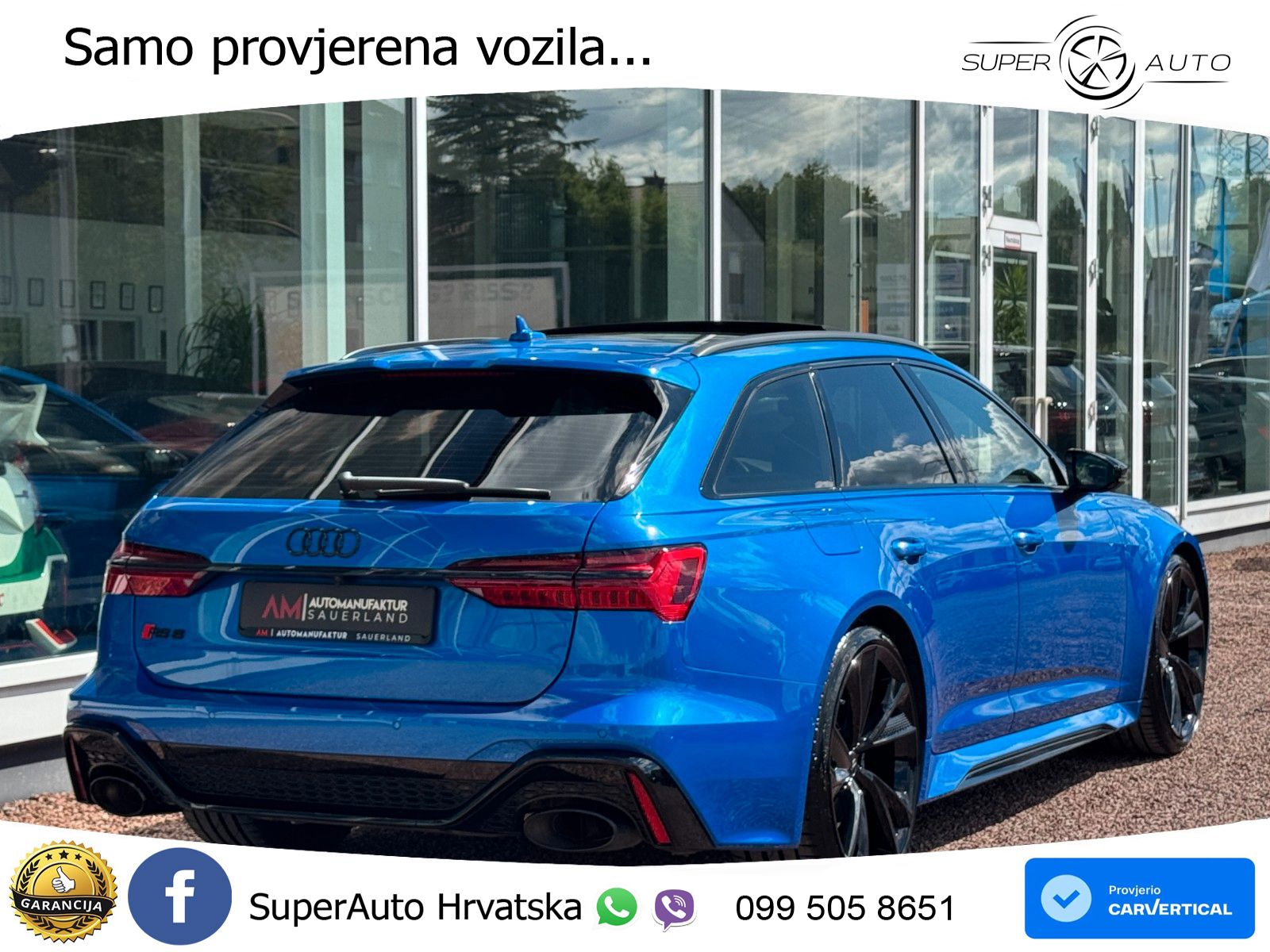 Audi RS6 Avant 4.0 TFSI V8 (600 KS) quattro Tiptronic LED+GR SJED+ACC