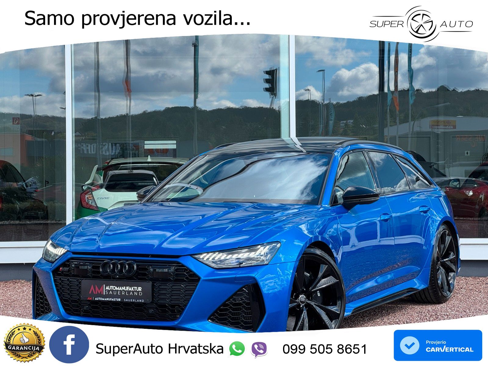 Audi RS6 Avant 4.0 TFSI V8 (600 KS) quattro Tiptronic LED+GR SJED+ACC