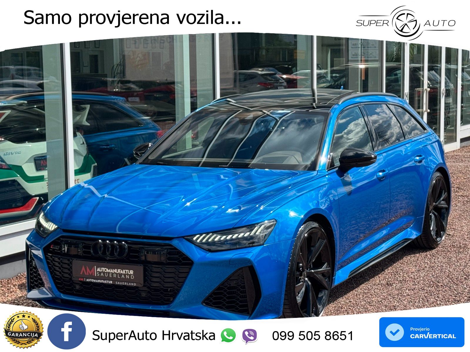 Audi RS6 Avant 4.0 TFSI V8 (600 KS) quattro Tiptronic LED+GR SJED+ACC