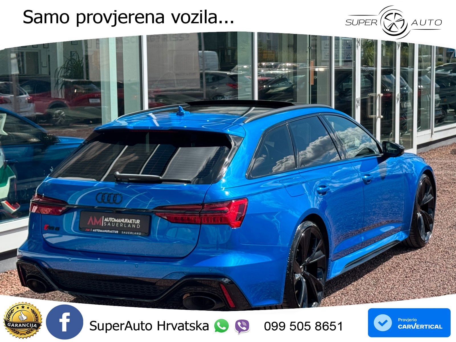 Audi RS6 Avant 4.0 TFSI V8 (600 KS) quattro Tiptronic LED+GR SJED+ACC