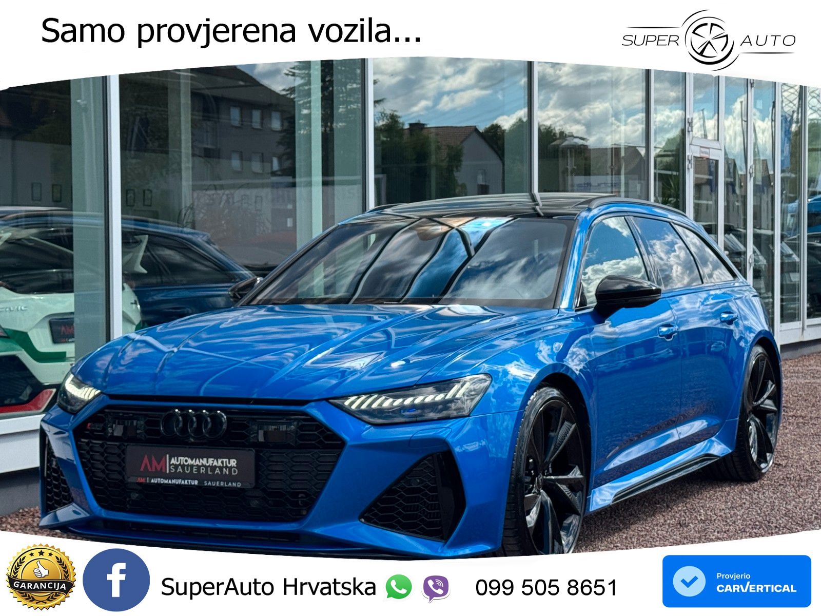 Audi RS6 Avant 4.0 TFSI V8 (600 KS) quattro Tiptronic LED+GR SJED+ACC
