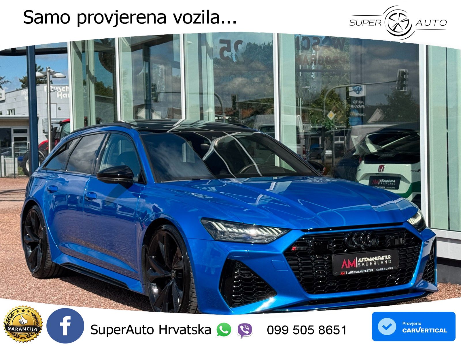 Audi RS6 Avant 4.0 TFSI V8 (600 KS) quattro Tiptronic LED+GR SJED+ACC