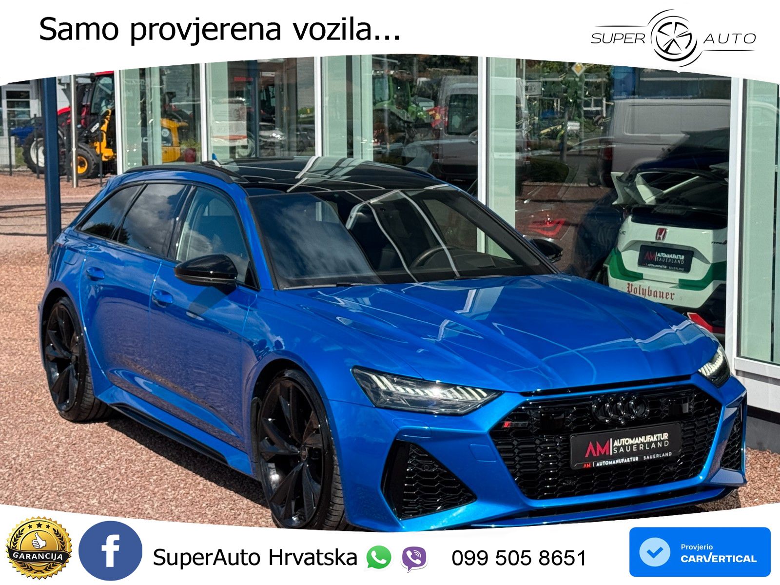Audi RS6 Avant 4.0 TFSI V8 (600 KS) quattro Tiptronic LED+GR SJED+ACC