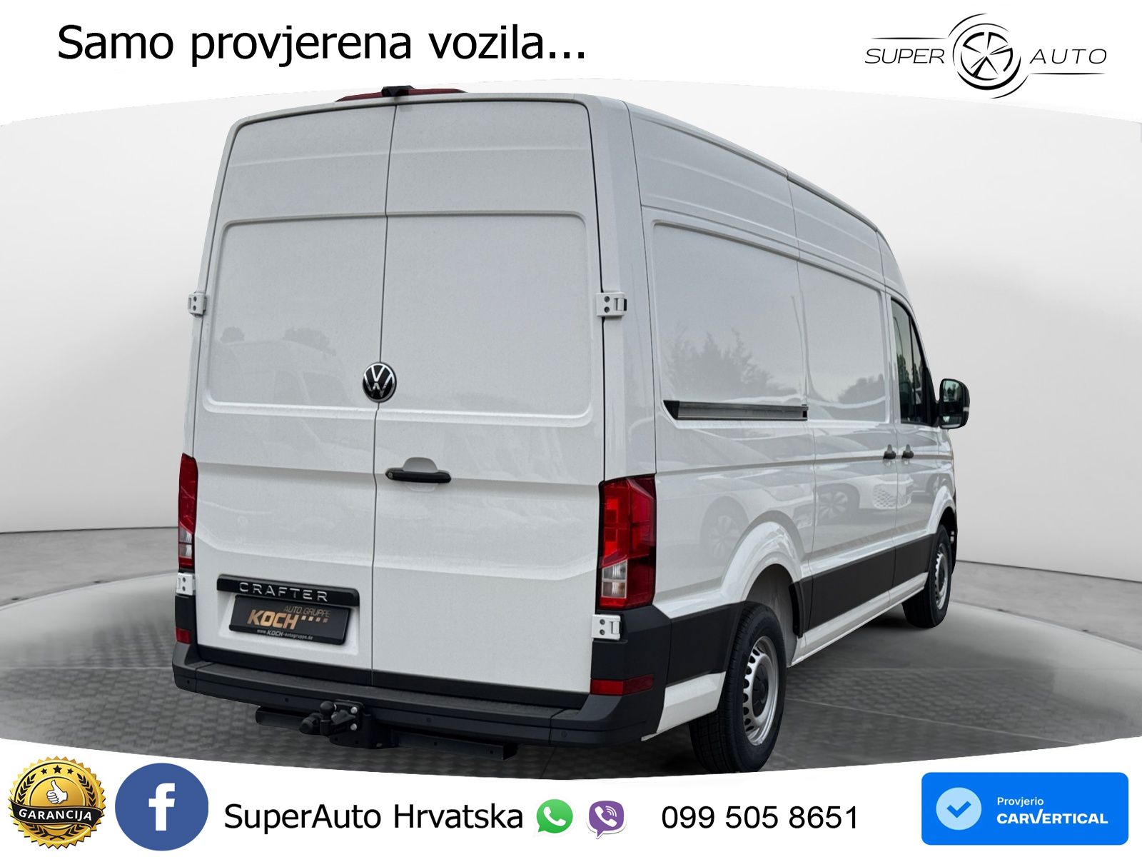 Volkswagen Crafter 35 Kasten 2,0 l 103 kW Frontantr LED, AH 140 KS