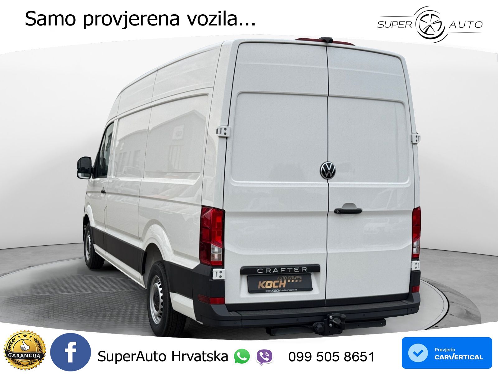 Volkswagen Crafter 35 Kasten 2,0 l 103 kW Frontantr LED, AH 140 KS
