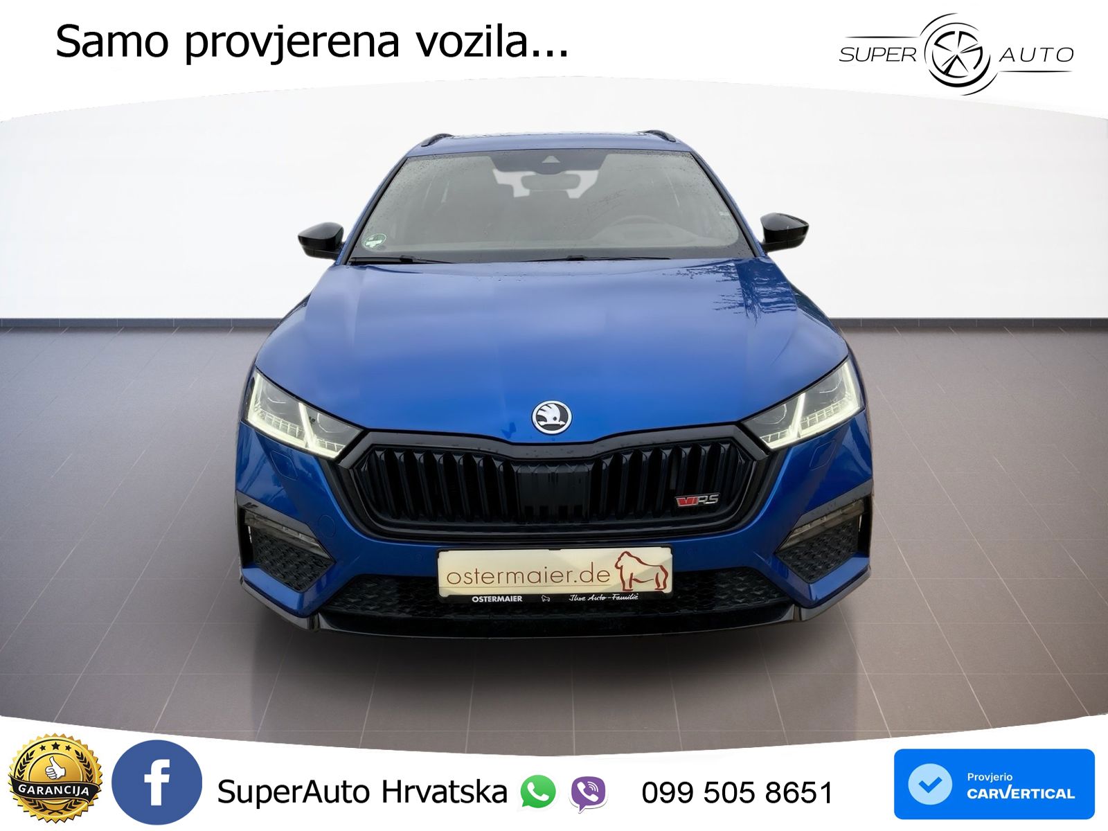 Škoda Octavia Combi RS 2.0 TDI (200 KS) DSG LED+GR SJED+ACC