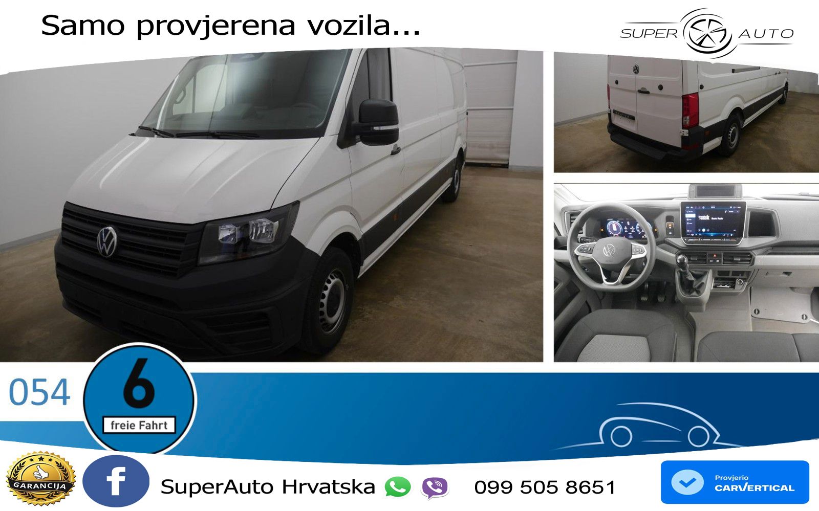 Volkswagen Crafter Kasten 35 LR Hochdach FWD Klima RFK DAB+ 140 KS